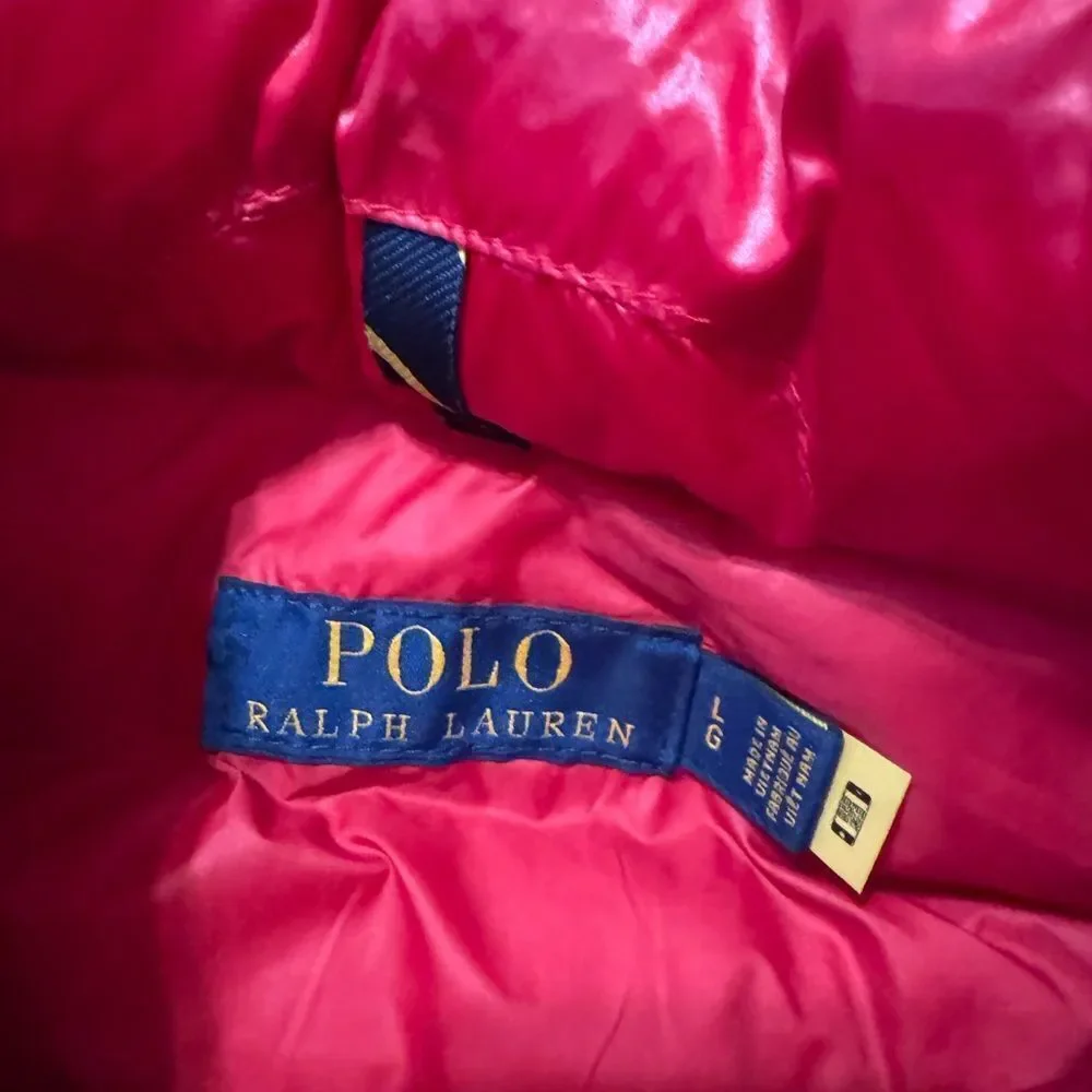 Polo Ralph Lauren Men's LRG Colden Packable Glossed Jacket Solid Red